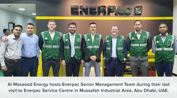 Al Masaood Energy hosts Enerpac Team Visit